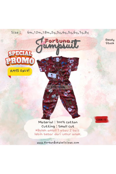Girls Jumspsuit - Code 15